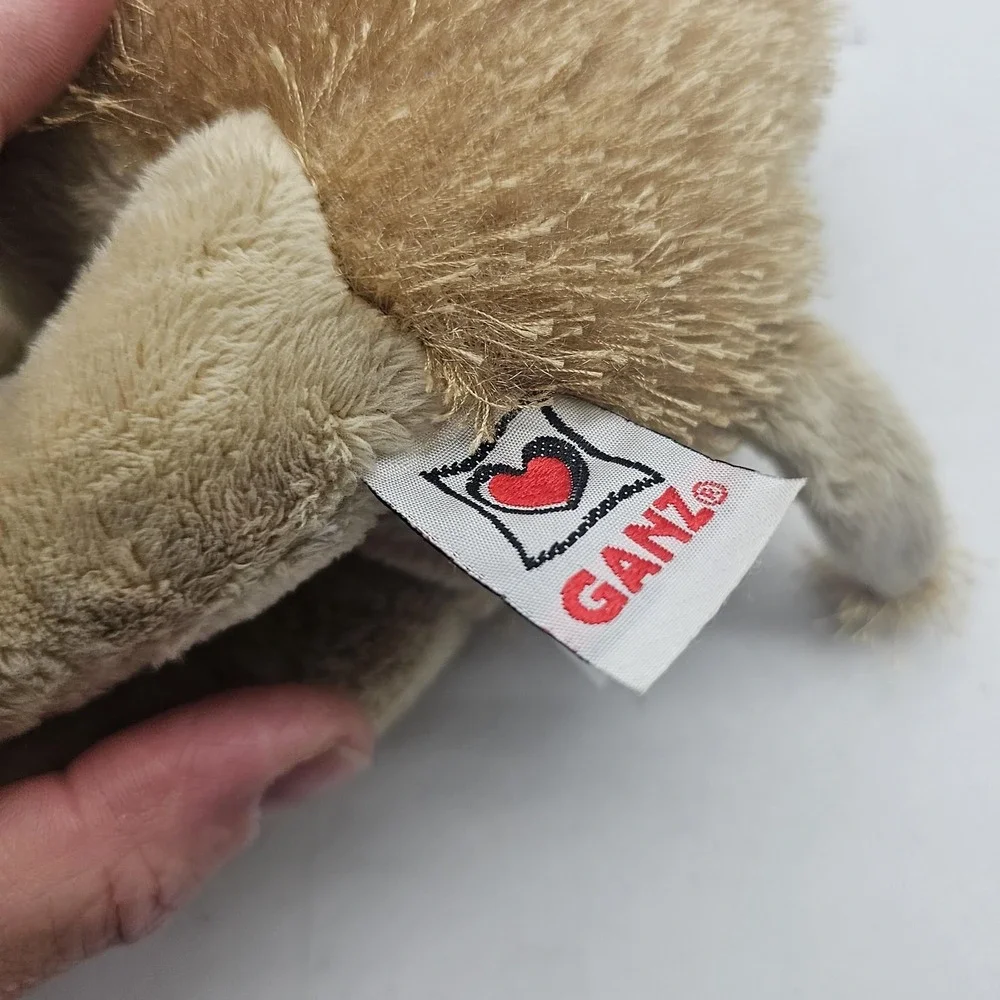 GANZ Webkinz Camel Plush Stuffed Animal Toy Small Tan Brown Soft Cute Kawaii